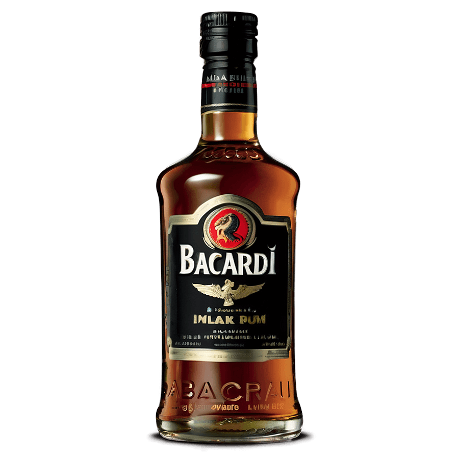 Bacardi Black Rum PNG 30