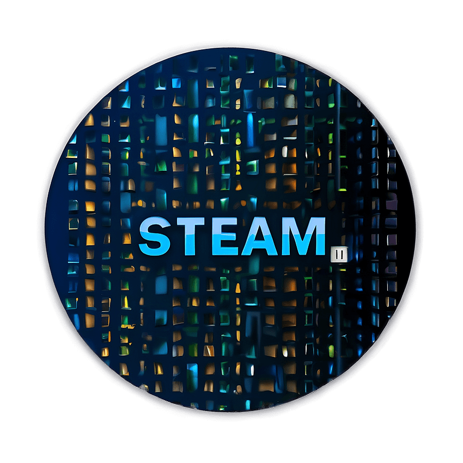 Modern Steam Logo Redesign PNG yla