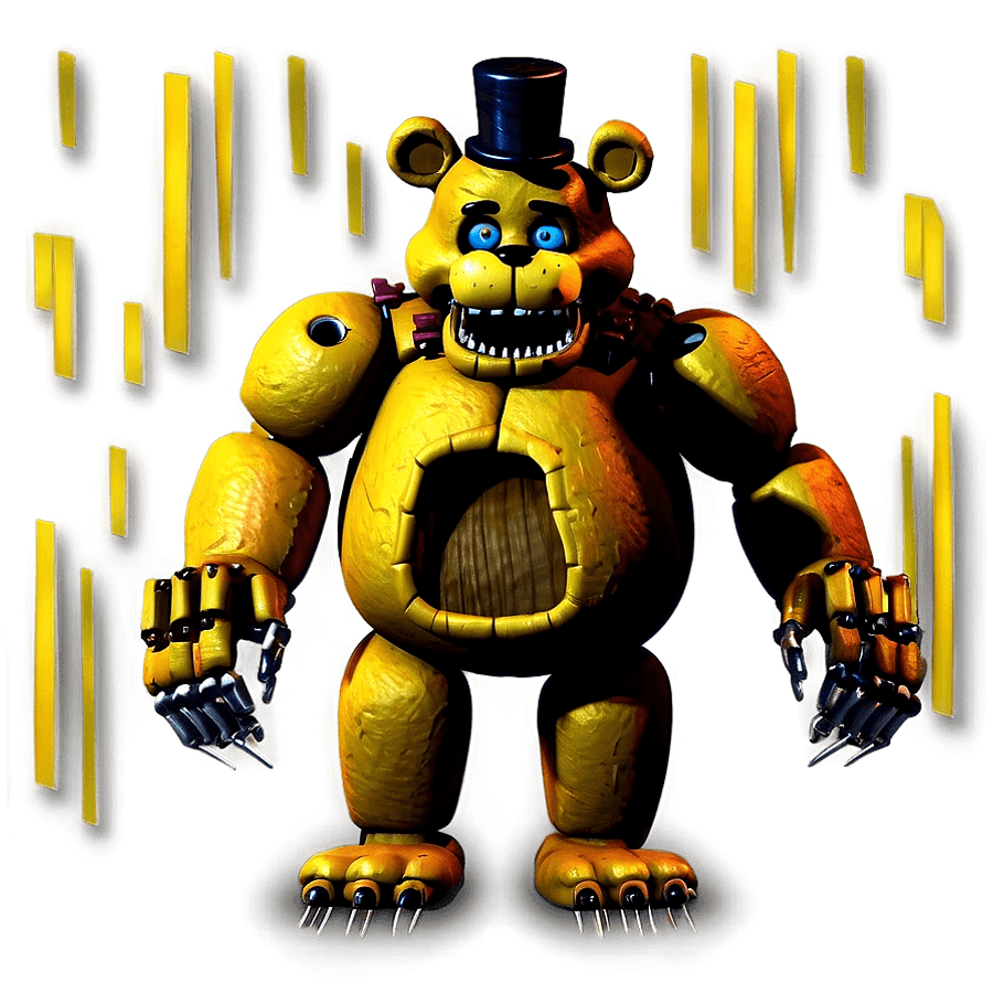 Download Fnaf Nightmare Fredbear Png 05212024 | Wallpapers.com