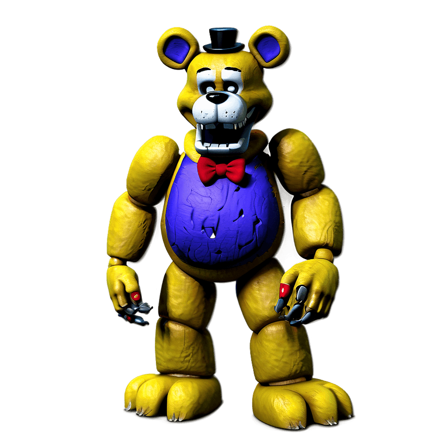 Download Fnaf Nightmare Fredbear Png Uco | Wallpapers.com