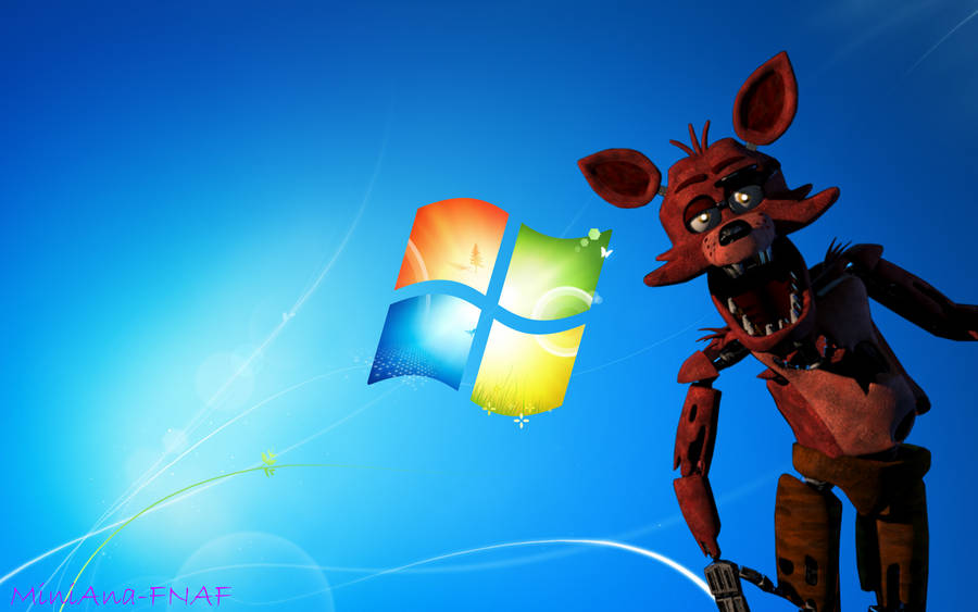 Download Fnaf Withered Foxy In Windows Wallpaper Wallpapers Com