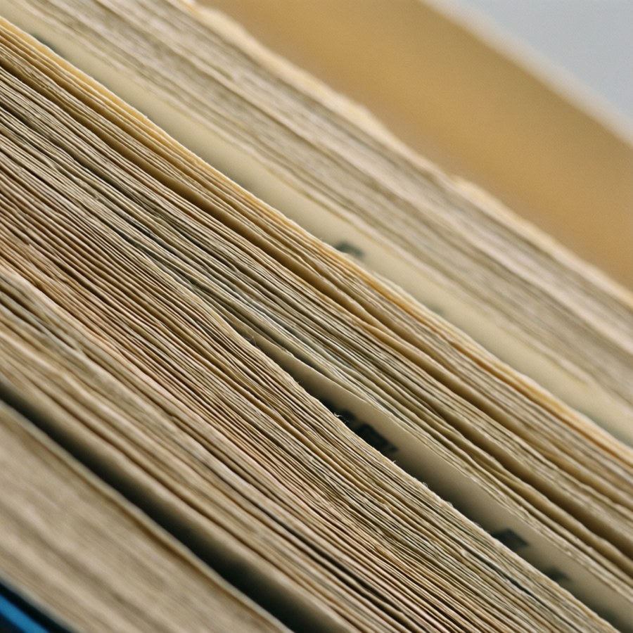 Macro close-up of folder paper texture.