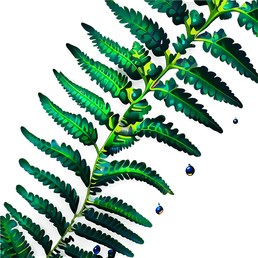 Fern Background PNG dru9
