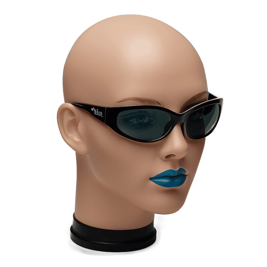 Mannequin Head for Sunglasses Display PNG kvu