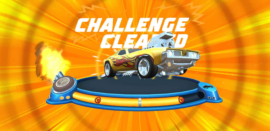 EinAuto mit den Worten "Challenge Clean" darauf.