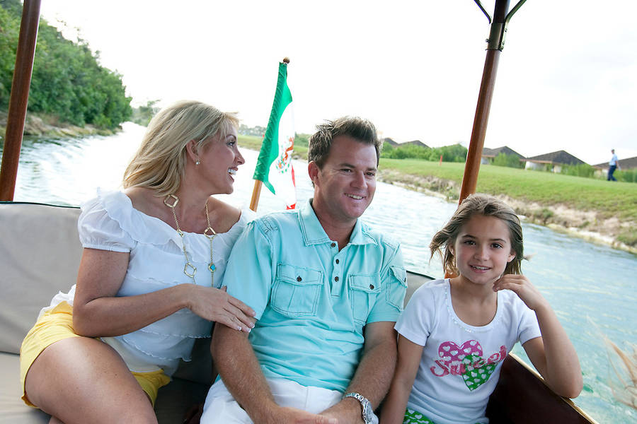 BrianGay com a família