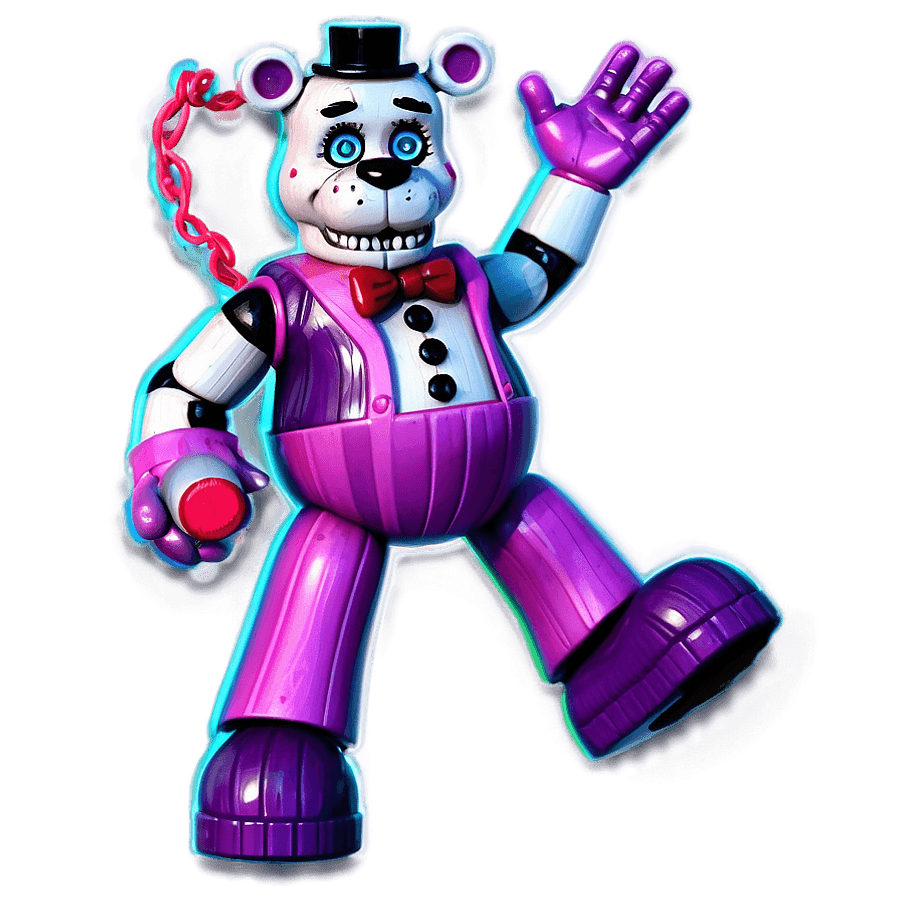 Funtime Freddy Toy Figure PNG 06262024