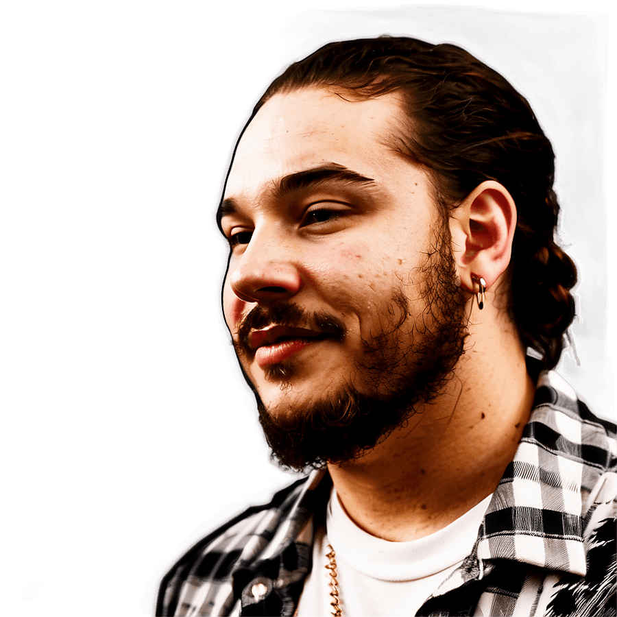 Post Malone Casual Look PNG 83