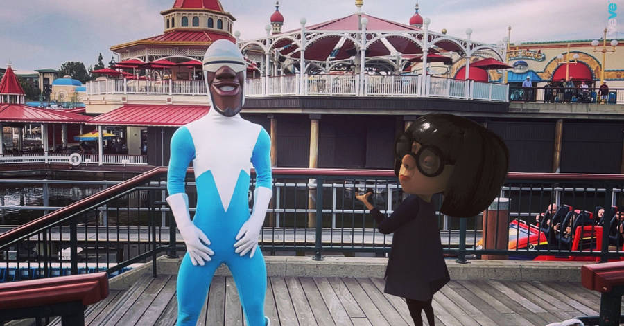 Download Frozone And Edna Wallpaper 