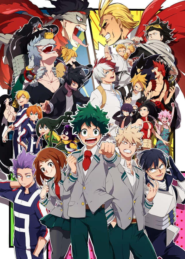 Visdin beundring for My Hero Academia ved at pryde din iPad med denne smukke baggrund.