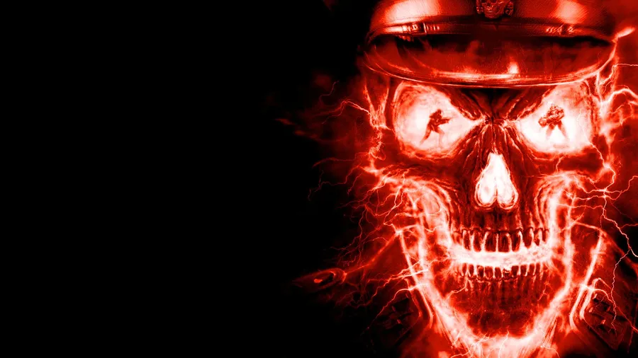 Flaming Skull
