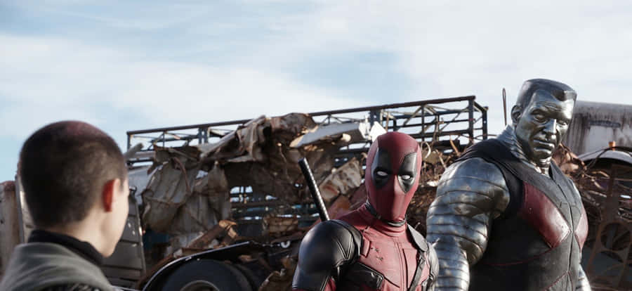 Deadpoolog Colossus 1200 x 552 baggrundsbillede