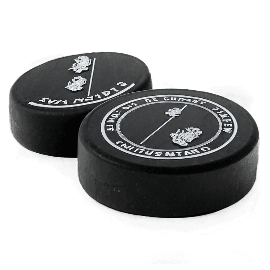 Black Hockey Puck PNG 05262024