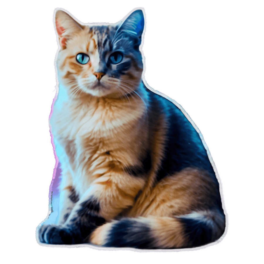 Pastel Cat Filter PNG ora20