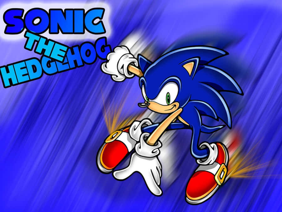 KlassischerSonic posiert im klassischen Stil!