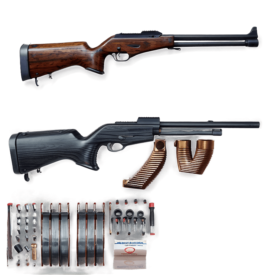 Manual Action Rifle PNG 05252024