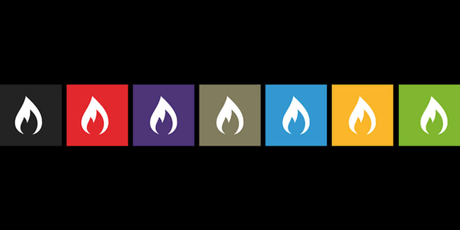 Colorful_ Flame_ Icons_ Set