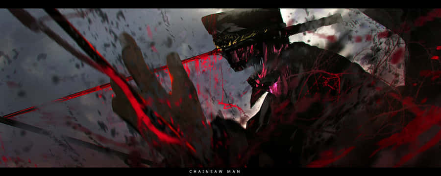Scena di Battaglia di Chainsaw Man Katana Man