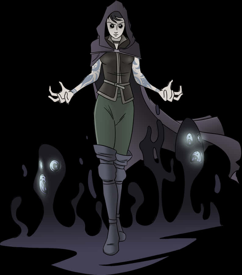 Shadow Sorcerer Tiefling Dnd, HD Png Download