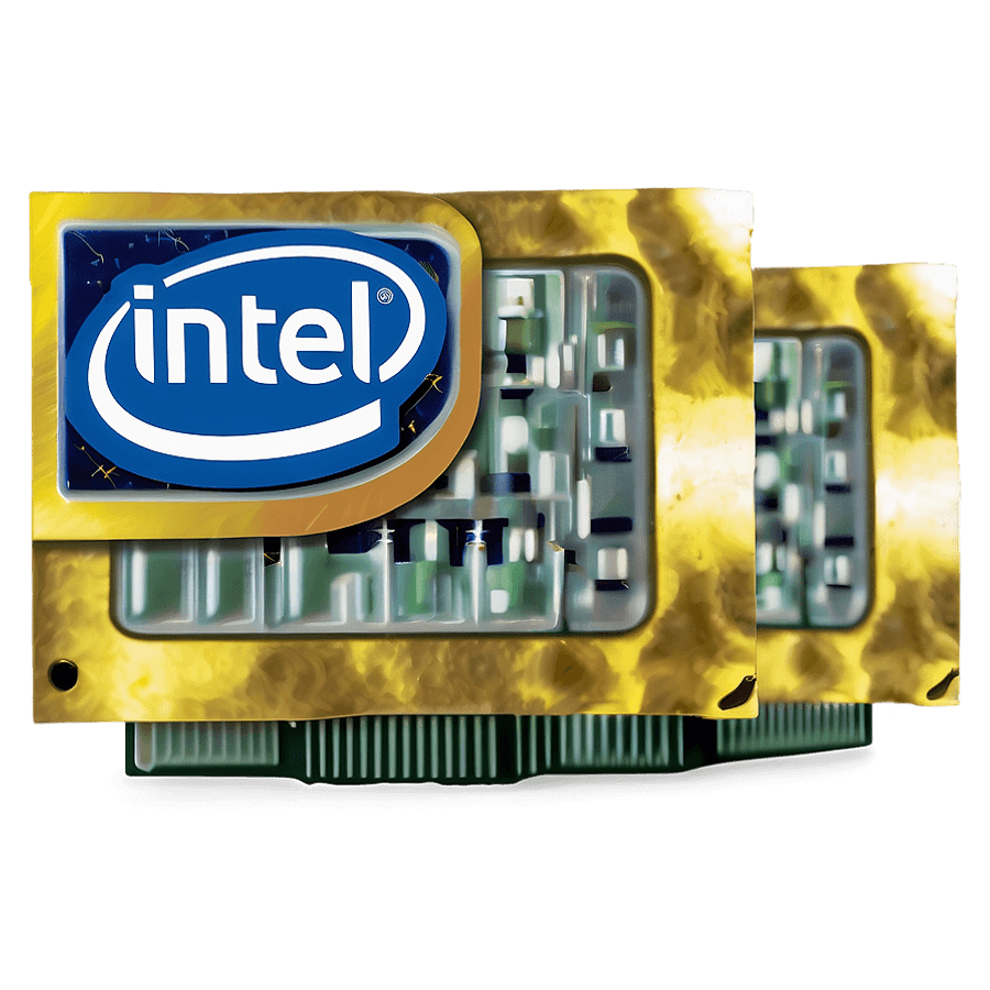 Custom Intel Logo PNG wpw