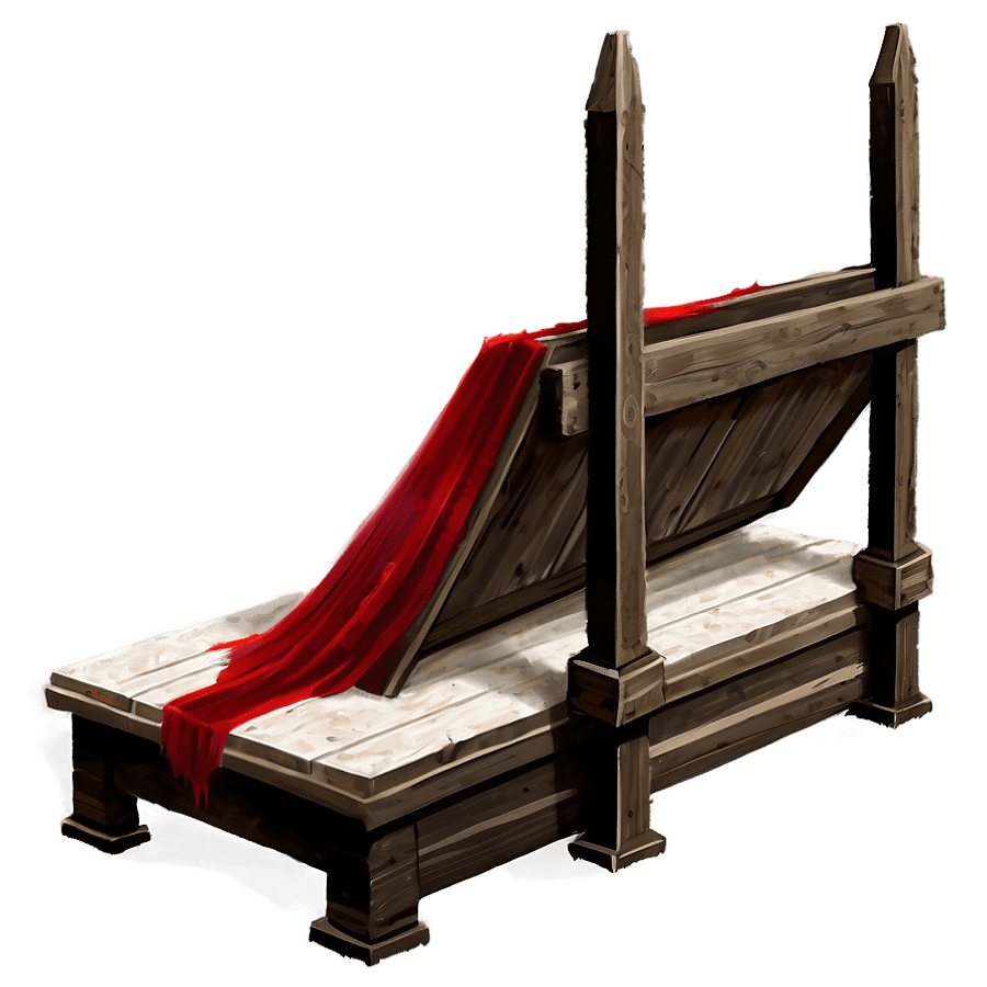 Guillotine Illustration PNG 05262024