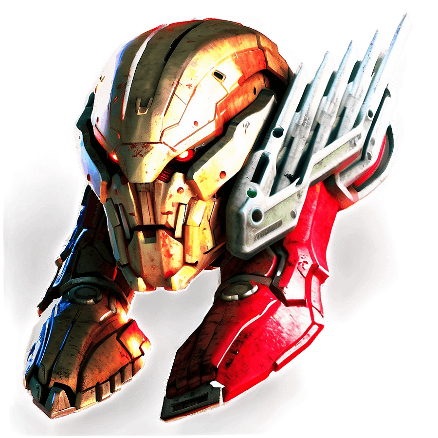Doom Slayer vs Marauder PNG 05242024