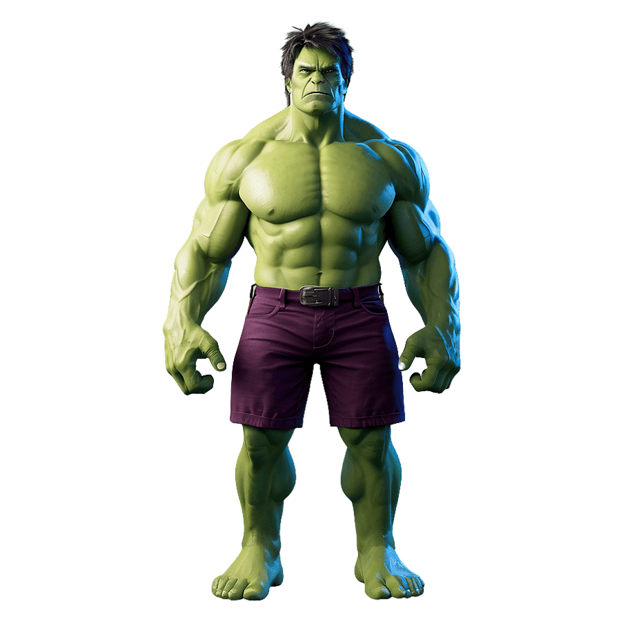 Incredible Hulk in Winter Outfit PNG lhm