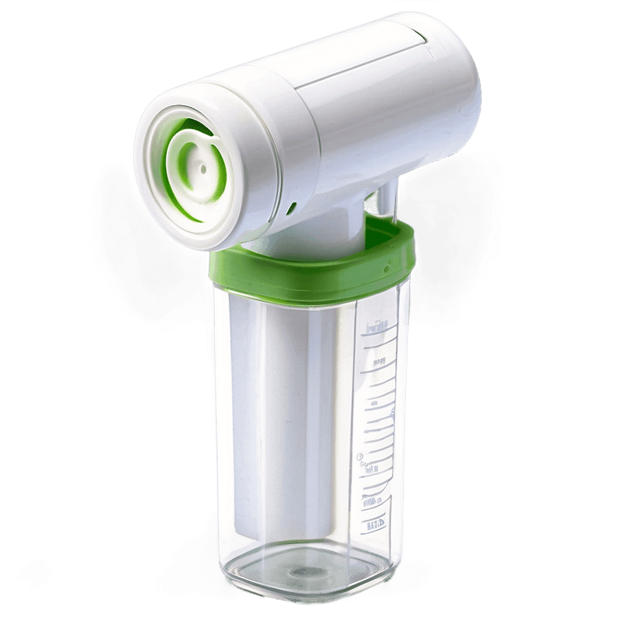Handheld Respiratory Inhaler PNG qcs