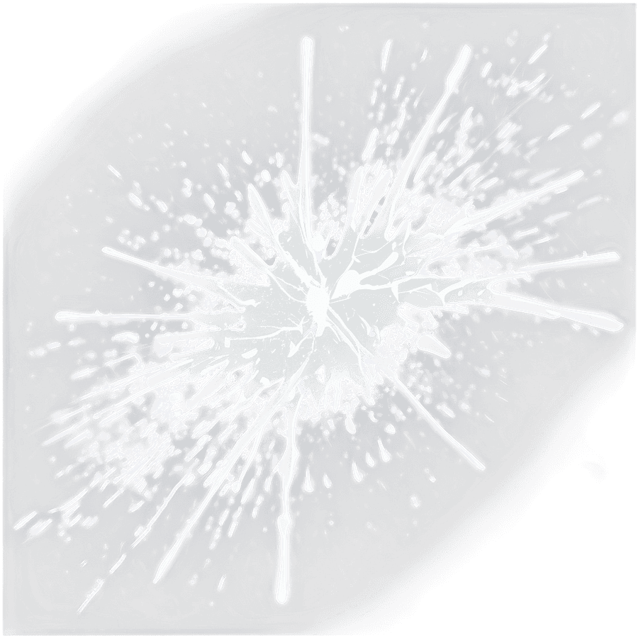 White Paint Splatter Design PNG 05262024