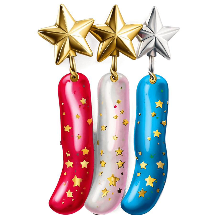 Gold Star Confetti PNG 63