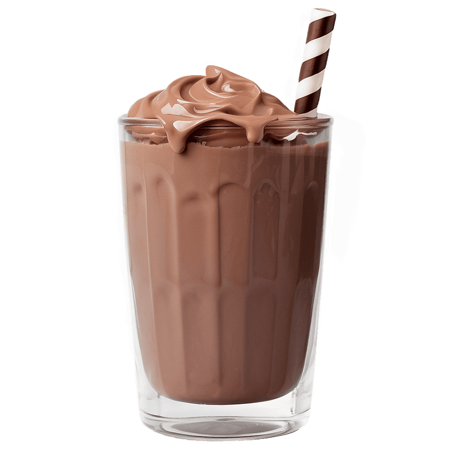 Creamy Chocolate Milk Glass PNG suu
