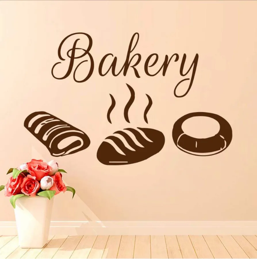 Bakery wall sticker wallpaper 