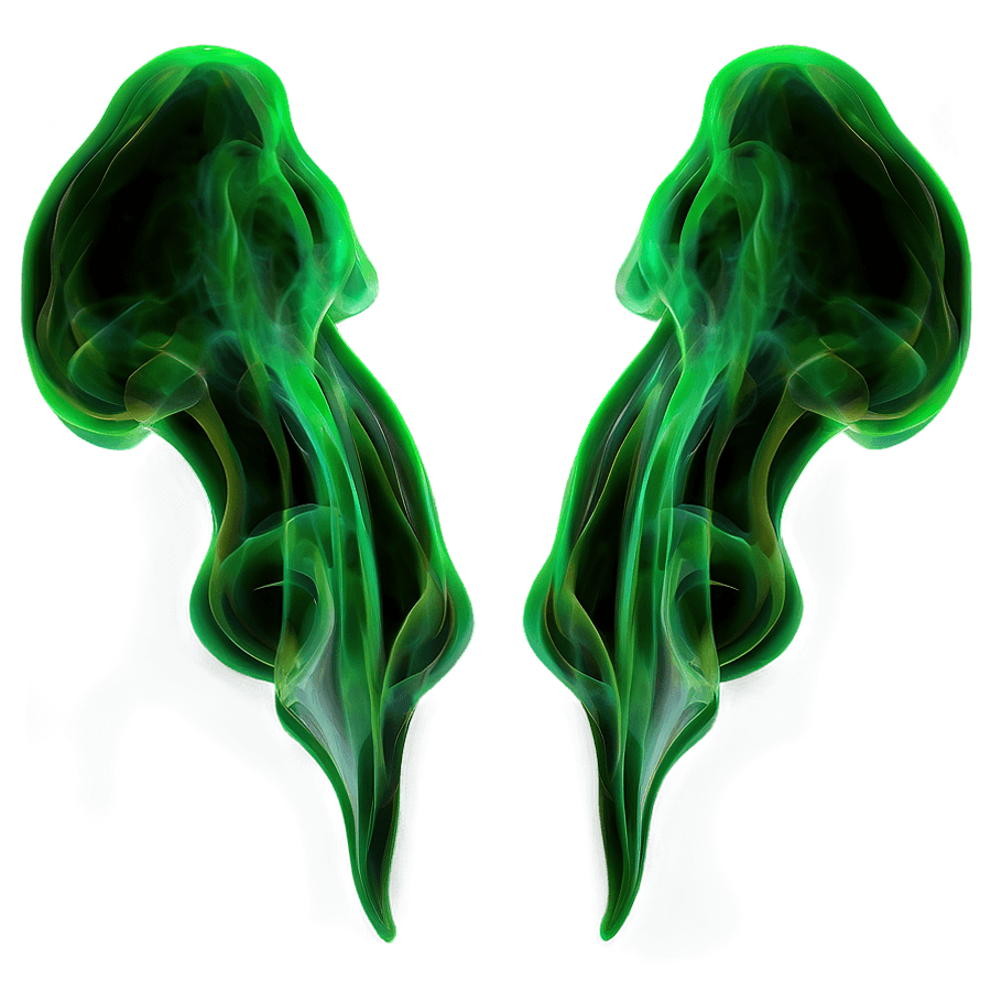Green Smoke Pattern PNG fvq98