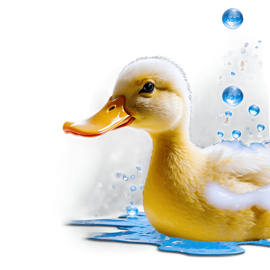 Duck with Bubble Bath PNG mai