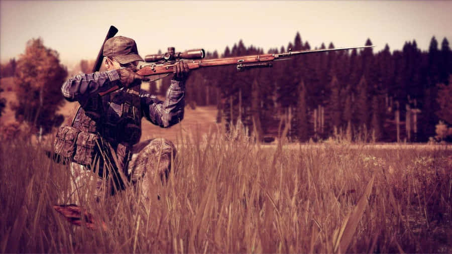 Nyd den levende realisme af 1366x768 Dayz med denne HD-tapet.