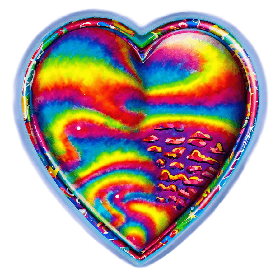Lisa Frank Heart PNG slm