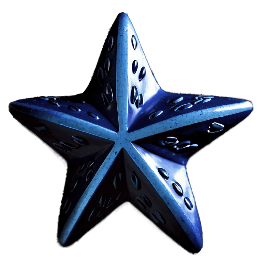Simple Blue Star PNG byd31