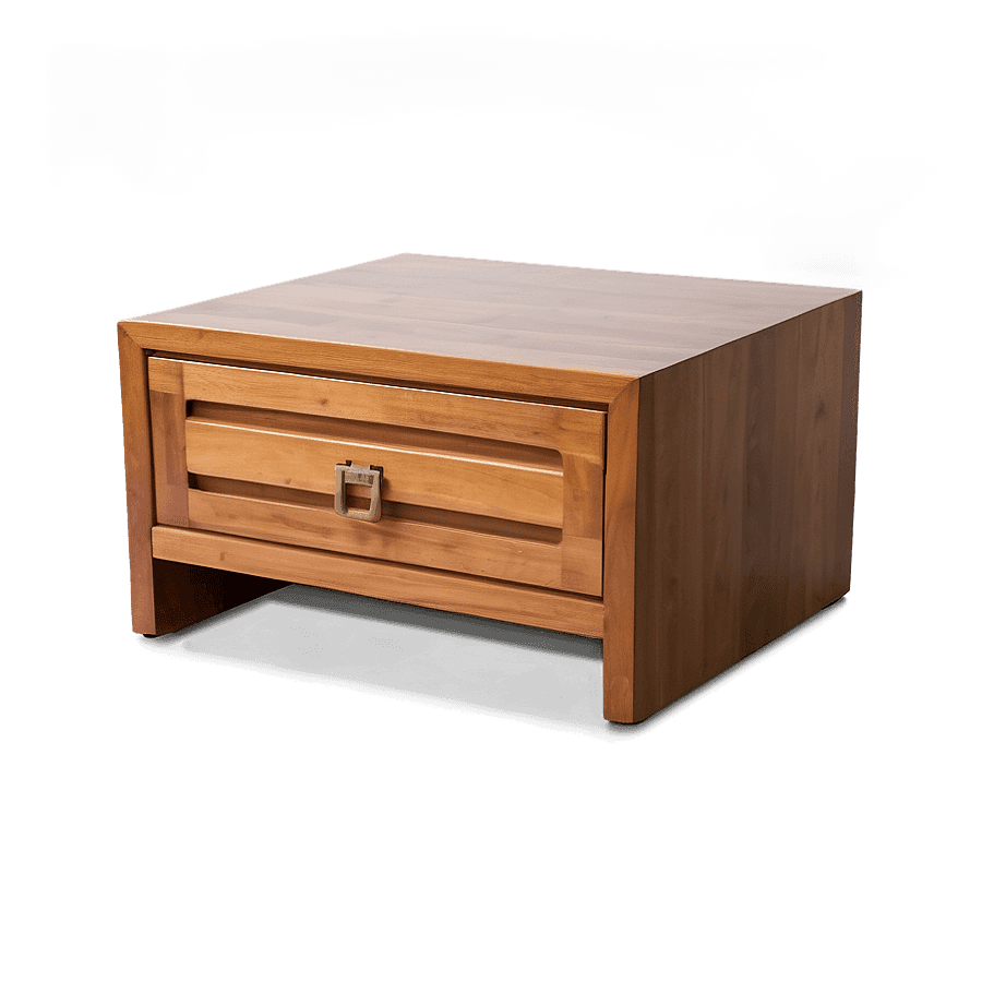 Wooden Nightstand PNG brk