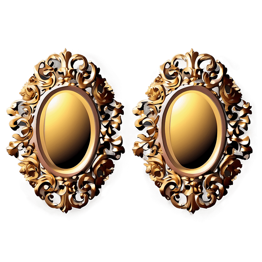 Baroque Pattern Design PNG 06282024