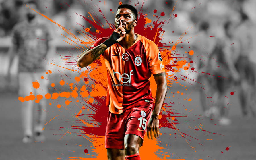 Download Galatasaray No. 15 Player Wallpaper | Wallpapers.com