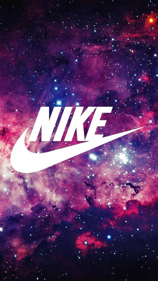 Galaxy Nike swoosh wallpaper