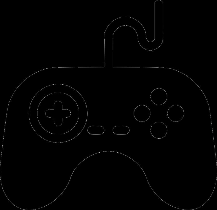 Gamepad Wire Svg Png Icon Free Download - Transparent Game Icon Png, Png Download