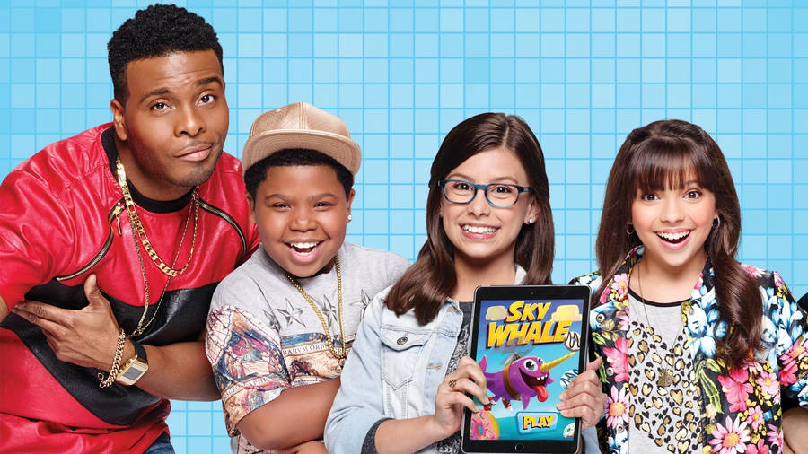 Download Game Shakers Team Promoting Sky Whale Wallpaper | Wallpapers.com