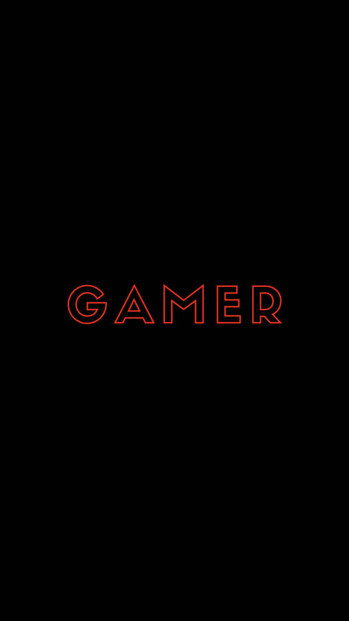 Gamer Logo In Black wallpaper