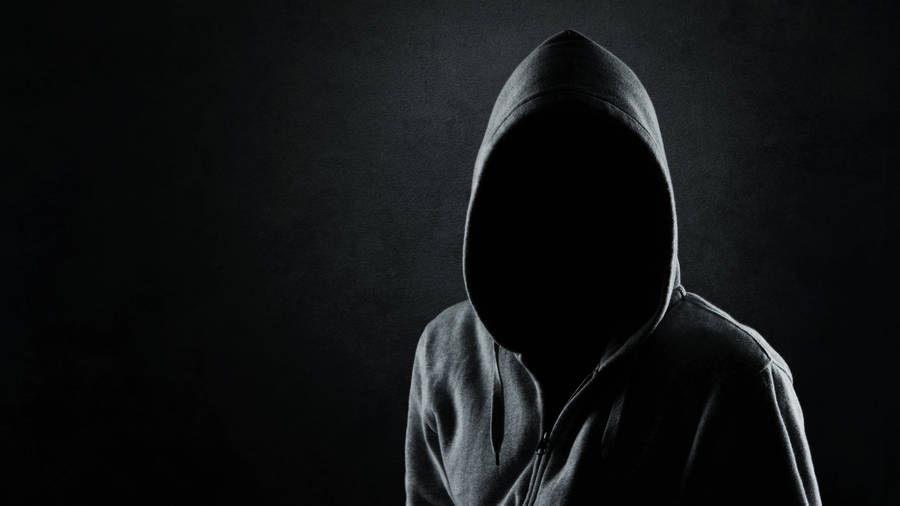 Download Gangster In Black Hood Wallpaper | Wallpapers.com