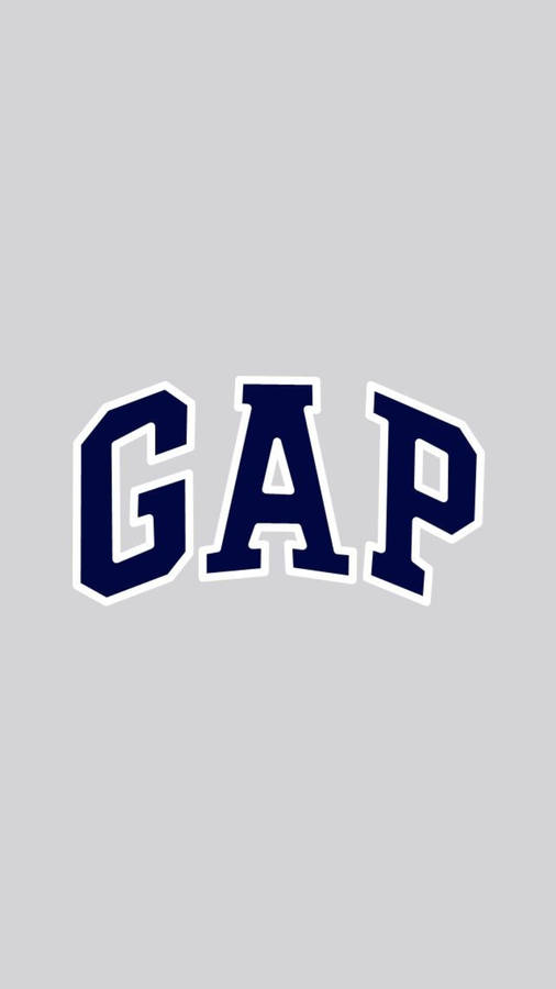 Download Gap Lettering Logo Wallpaper