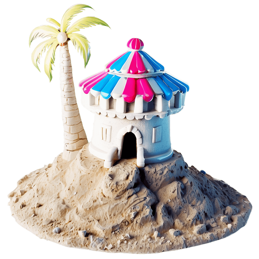 Paradise Sand Castle PNG efd74