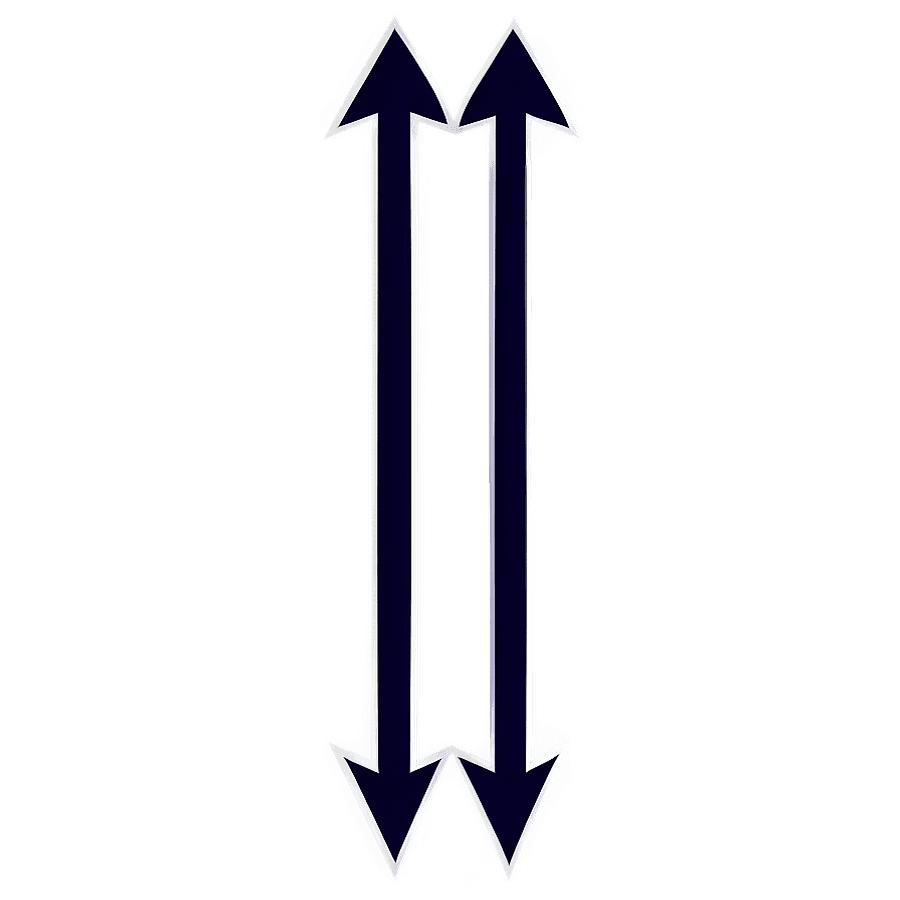 Thin Arrow Direction PNG 6