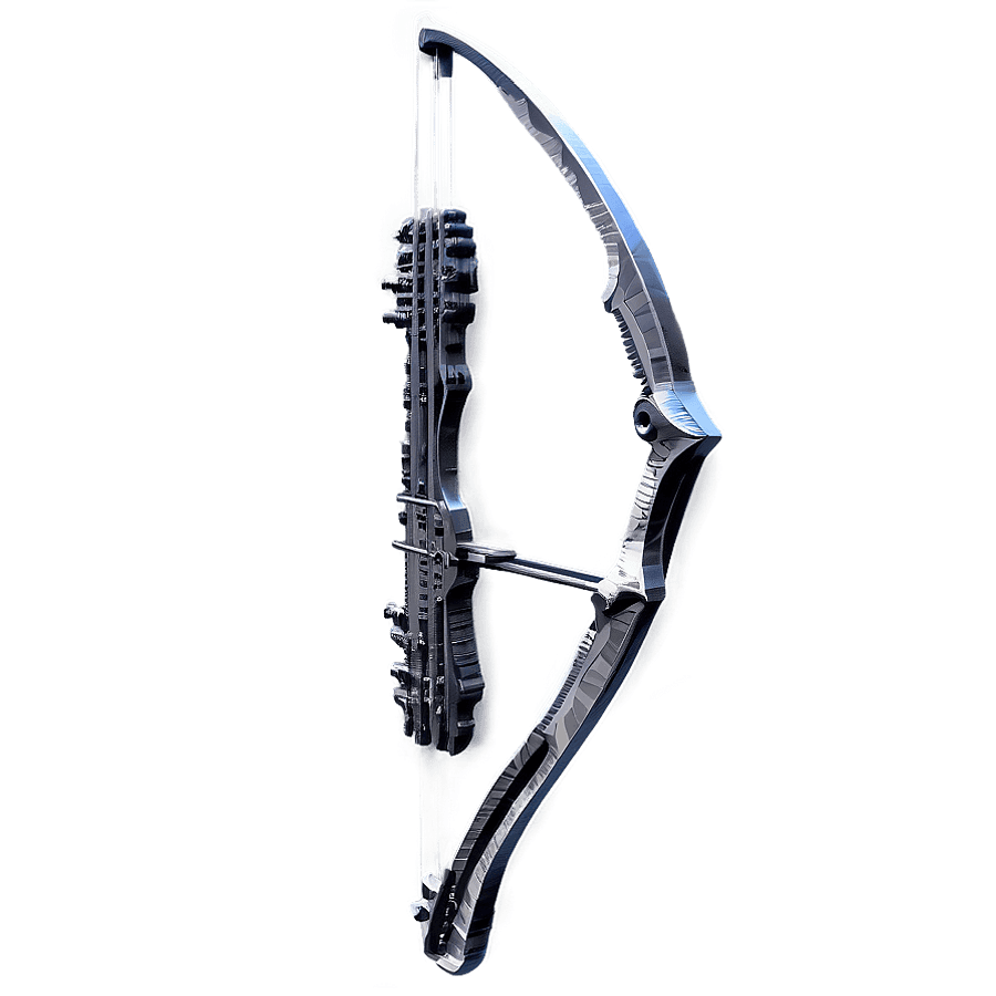 Detailed Crossbow Sketch PNG 06122024