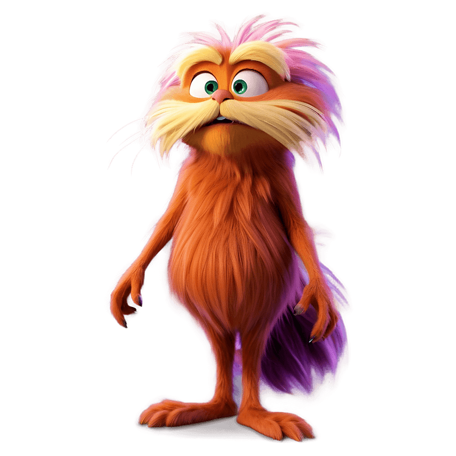 Adventurous Lorax PNG 7